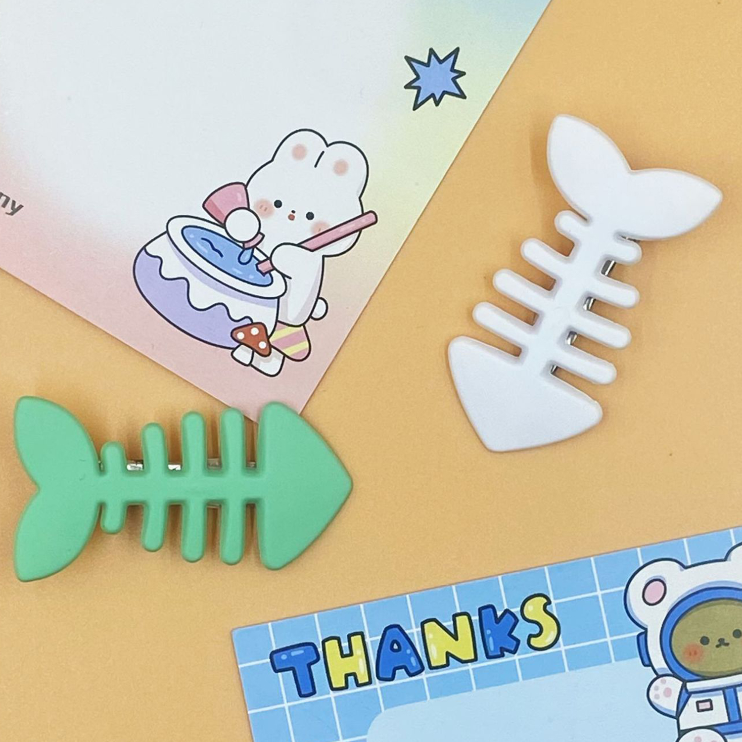 Hanbok Hair Pin - New Simple Fish Bone Hair Clip