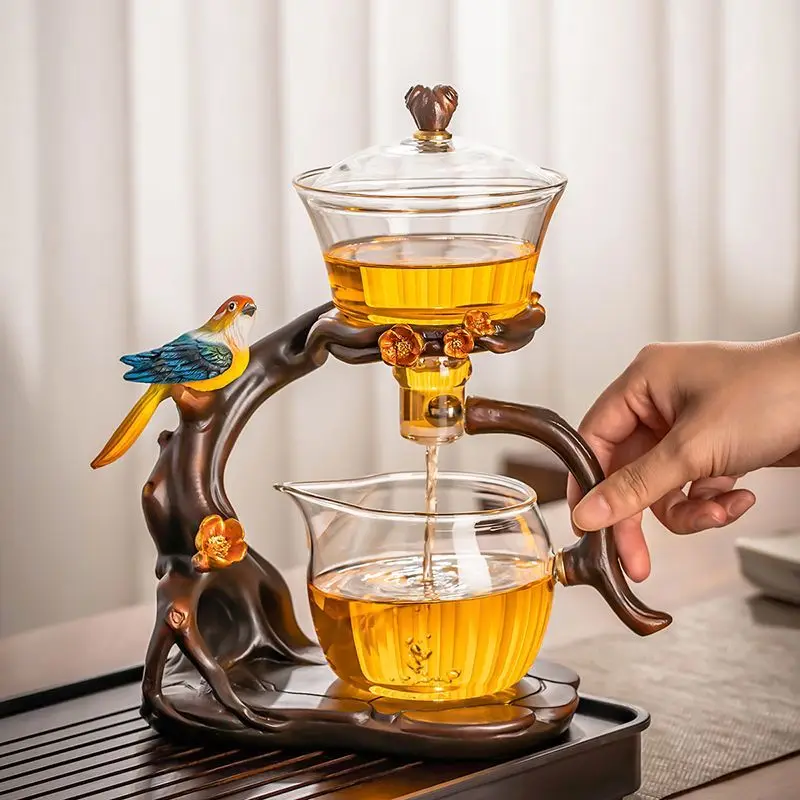 Korean Tea Set - Glass Automatic Tea Set Lazy Tea