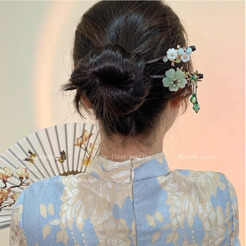 Chinese Hair Stick Step Shake  - Hanbok Hair Pin recension och pris