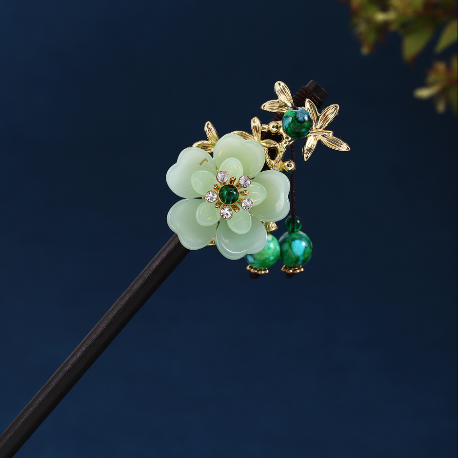 Chinese Hair Stick Step Shake  - Hanbok Hair Pin recension och pris