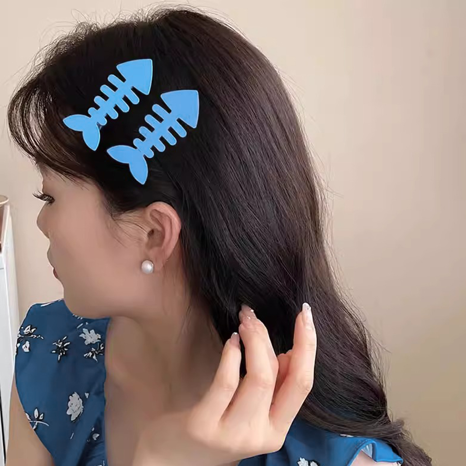 New Simple Fish Bone Hair Clip - Hanbok Hair Pin recension och pris