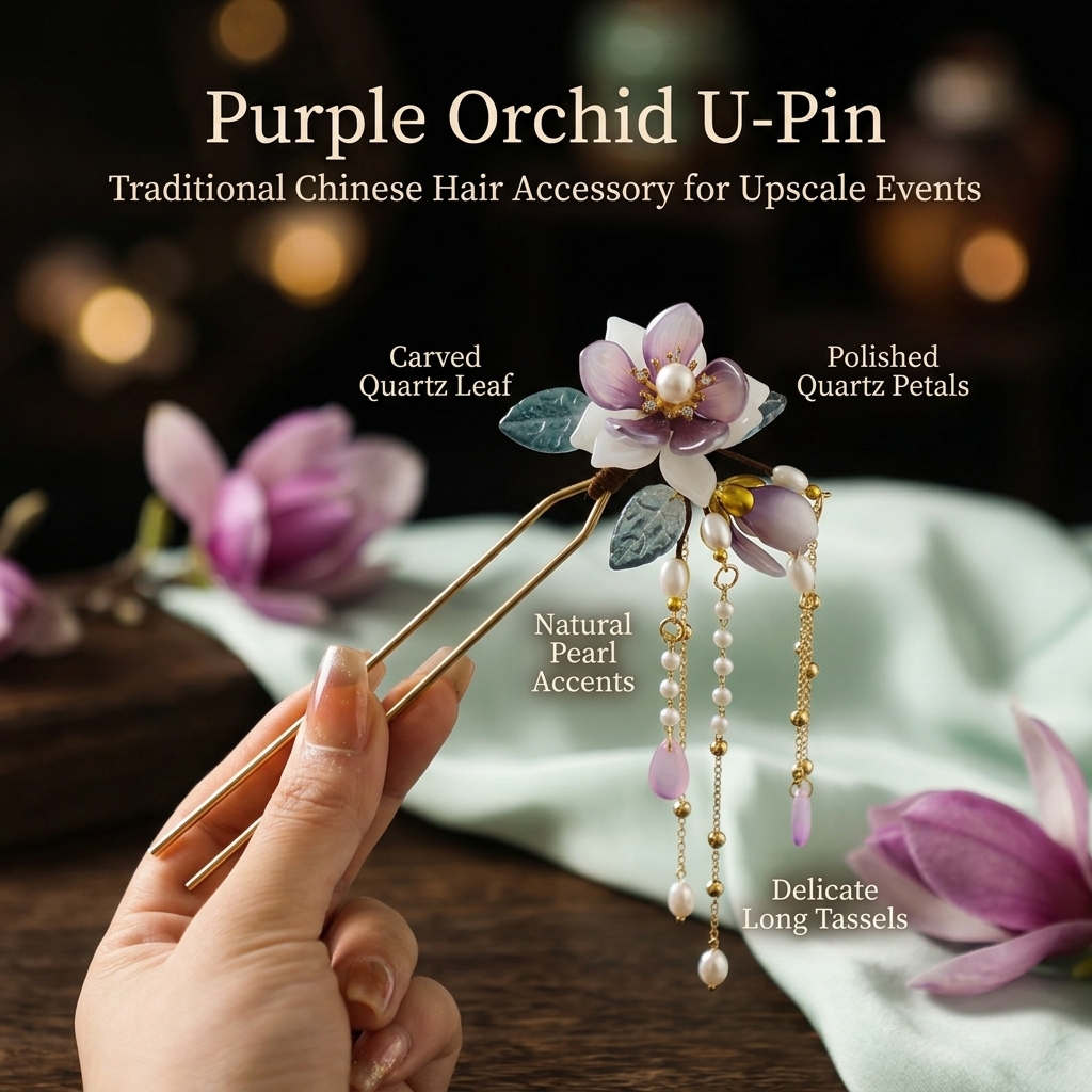 Alloy U Shaped Hair Pin With O - Hanbok Hair Pin recension och pris