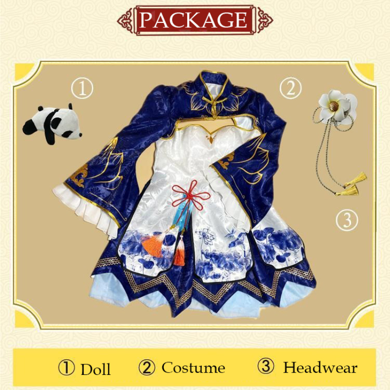 2025 Rem Ram Cosplay Cheongsam - South Korea Lifestyle recension och pris