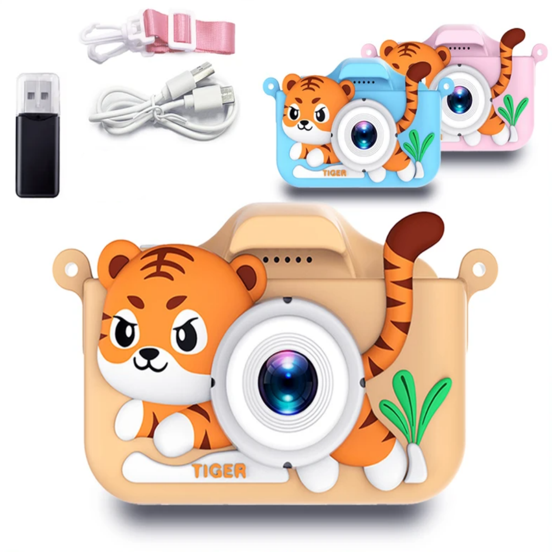 Kids Mini Camera Cartoon Tiger - Korean Boy Lifestyle recension och pris