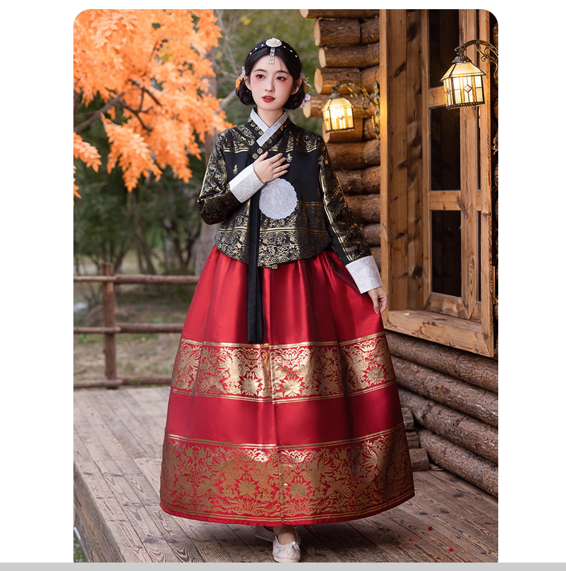 Ethnic style retro Hanbok temp - Korean Lifestyle & Kids Boutique Photos recension och pris