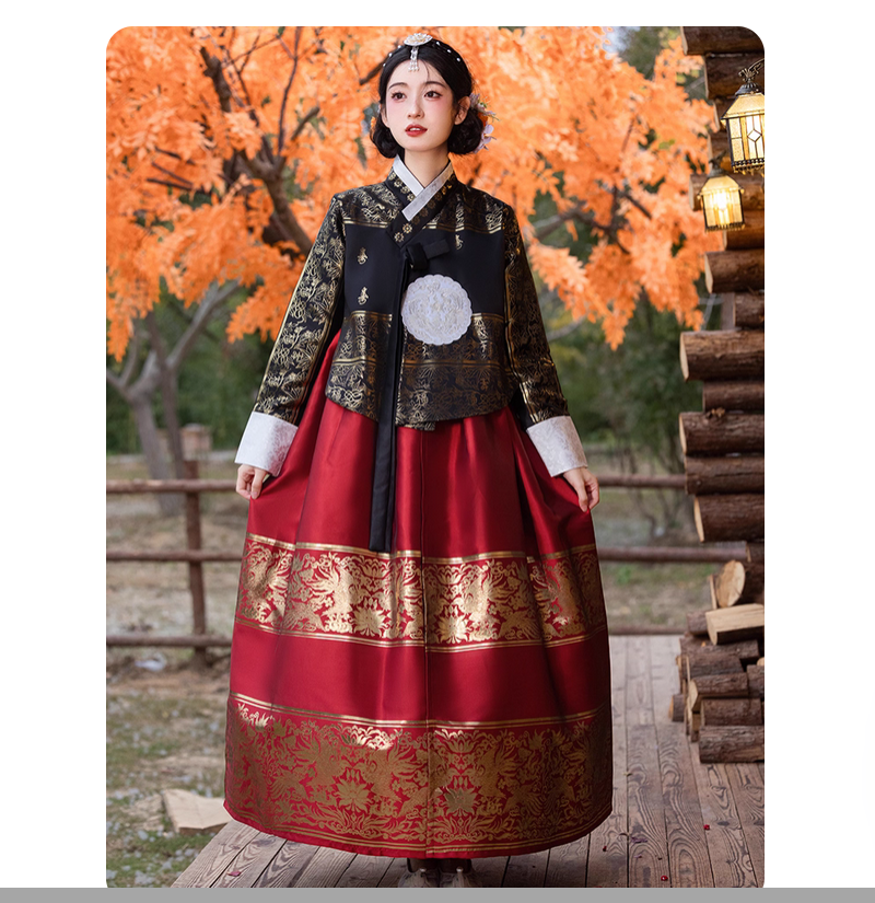 Ethnic style retro Hanbok temp - Korean Lifestyle & Kids Boutique Photos recension och pris
