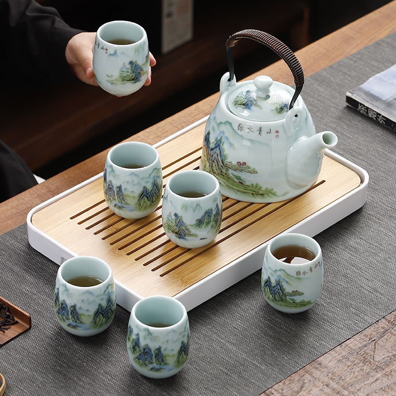 Ceramic tea cup, Japanese styl - Korean Tea Set recension och pris