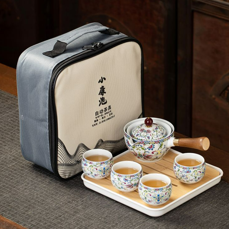 Chinese Kung Fu Ceramic Tea Se - Korean Tea Set recension och pris