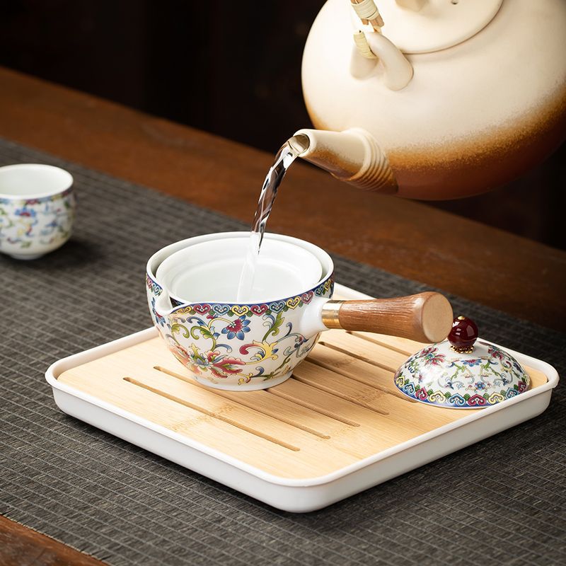 Chinese Kung Fu Ceramic Tea Se - Korean Tea Set recension och pris