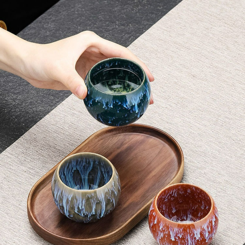 Japanese Style Tea Cup Kiln-Tr - Korean Tea Set recension och pris