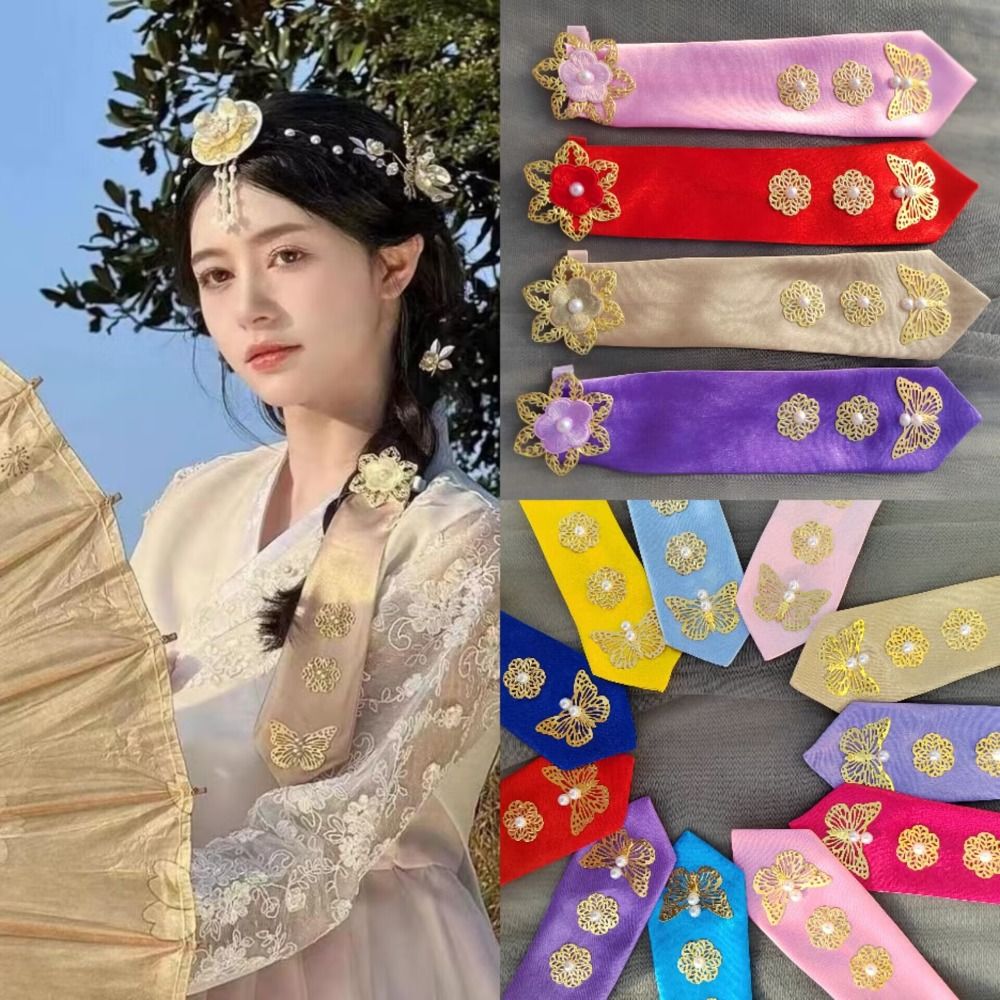 Classical Flower Korean Headba - Hanbok Hair Pin recension och pris