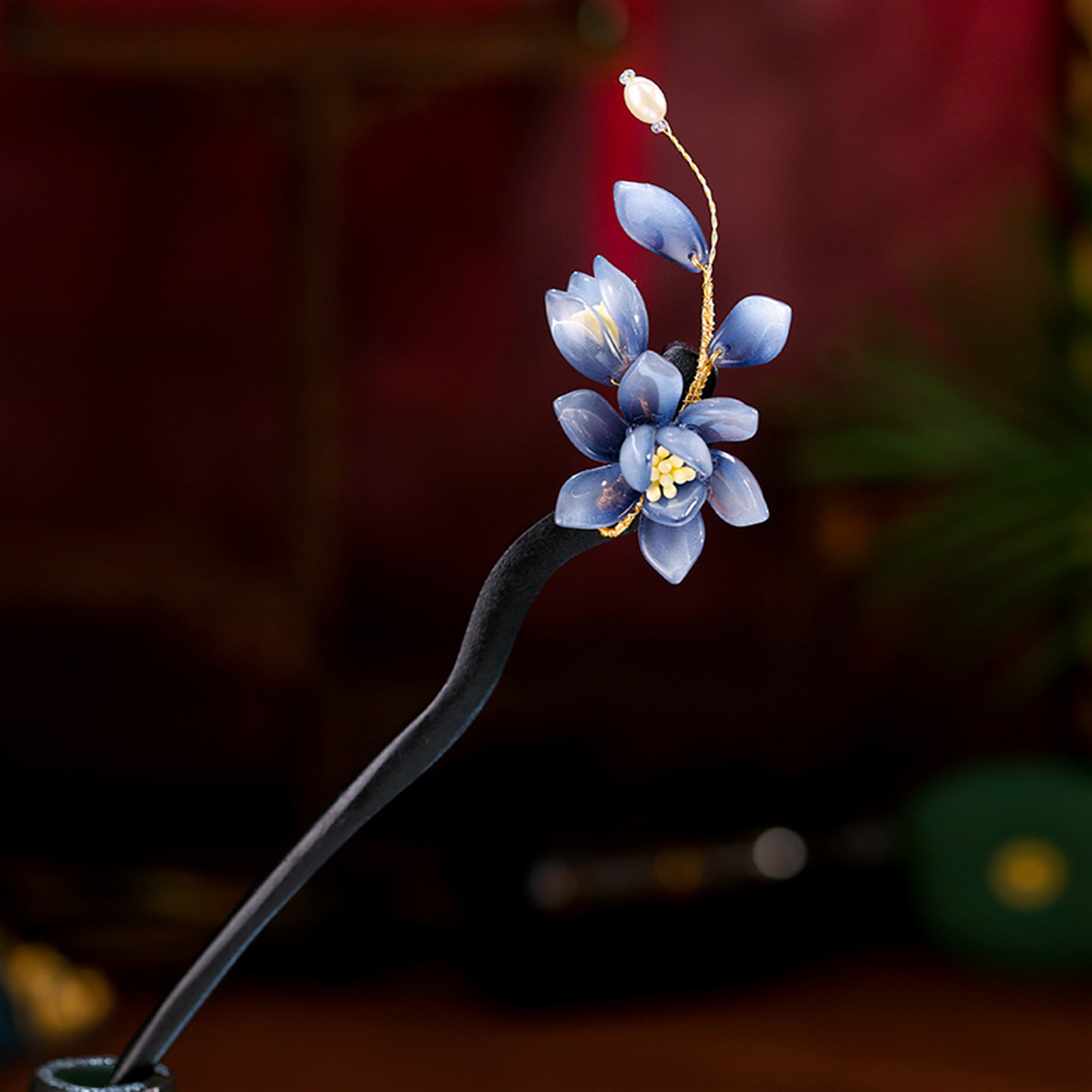 Wedding Hanfu Hairpin wood hai - Hanbok Hair Pin recension och pris