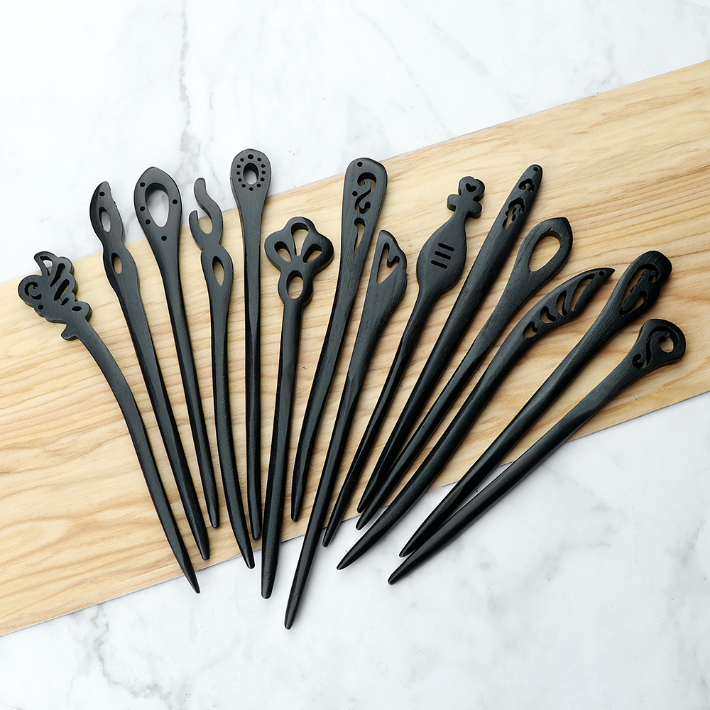 16Style Chinese Wooden Hair St - Hanbok Hair Pin recension och pris