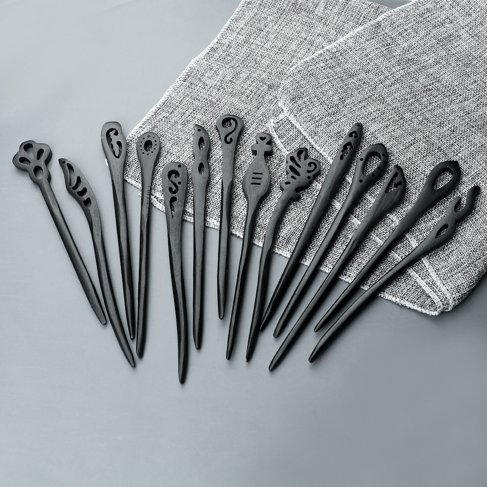 16Style Chinese Wooden Hair St - Hanbok Hair Pin recension och pris