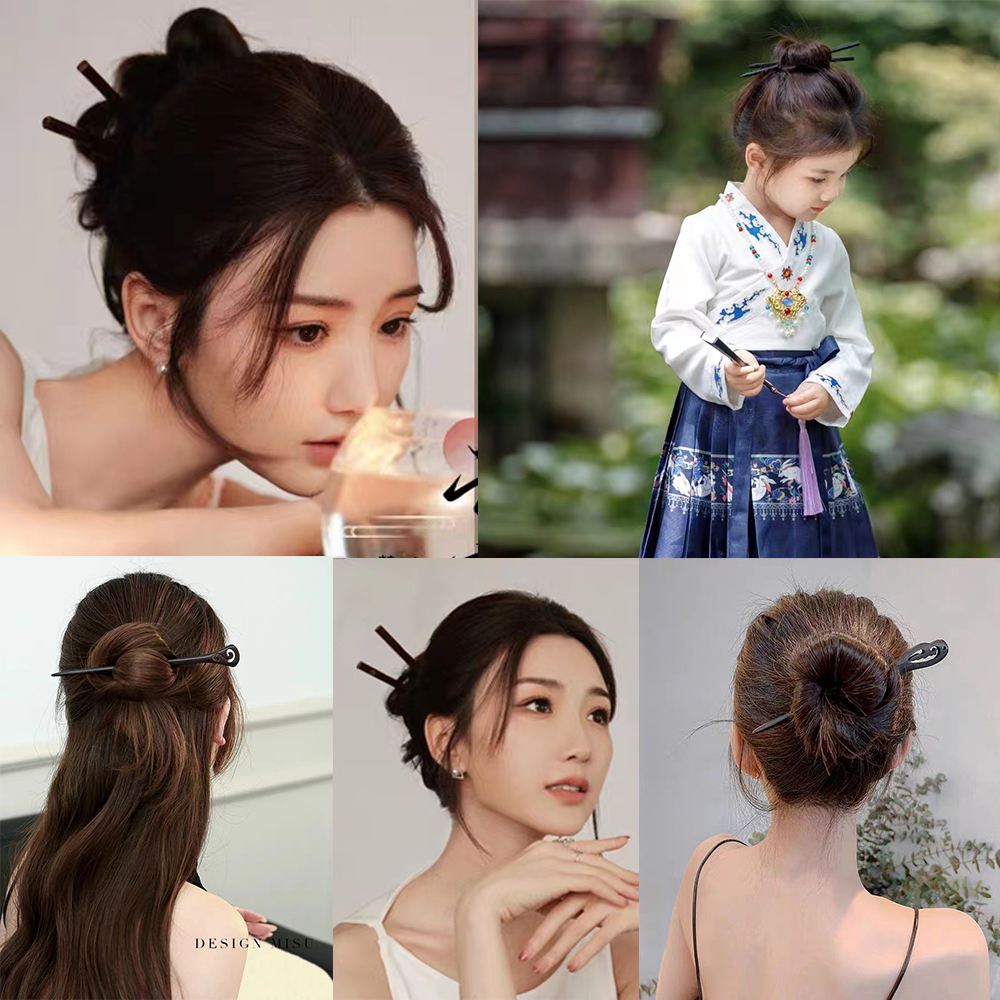 16Style Chinese Wooden Hair St - Hanbok Hair Pin recension och pris
