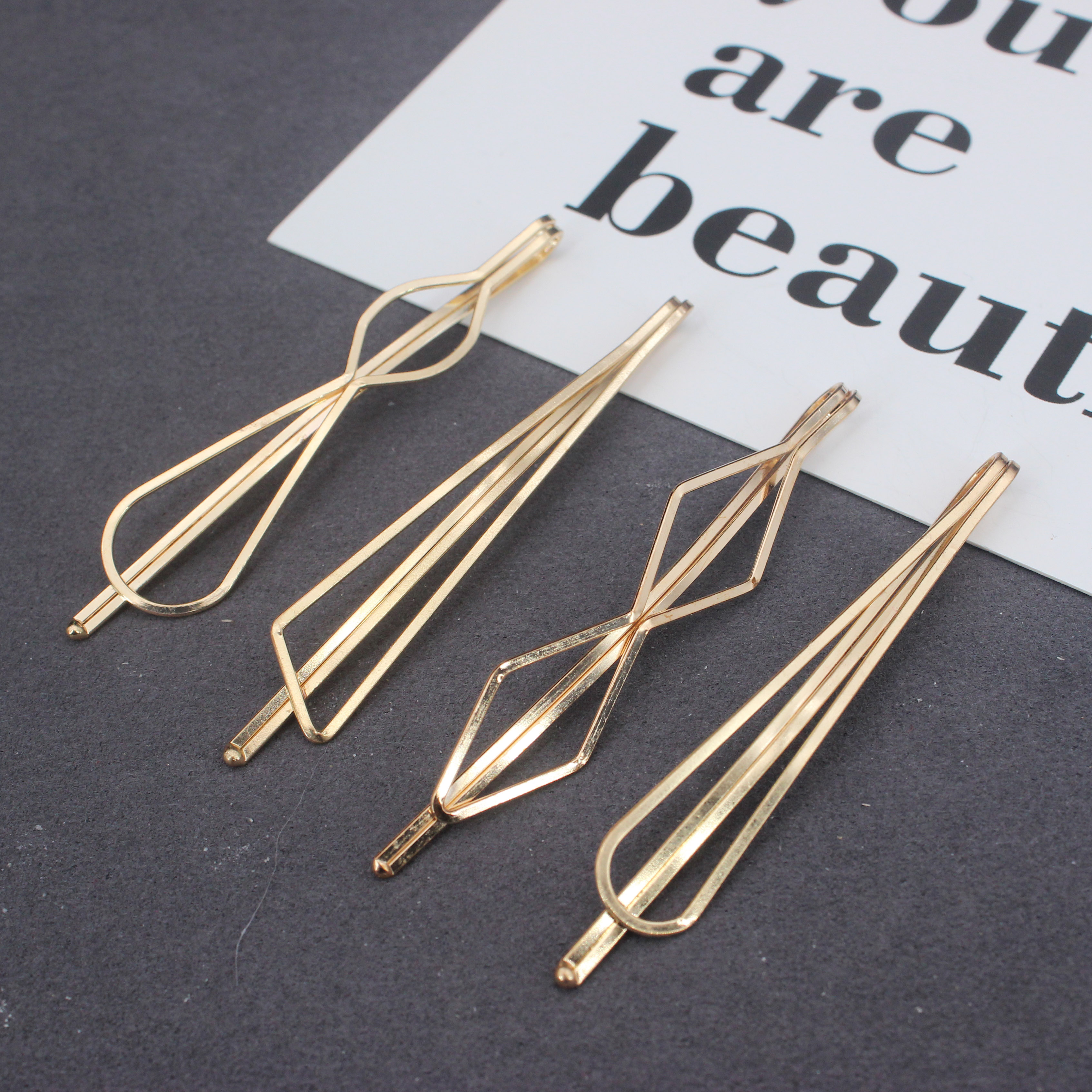 Korea Simple Metal Hair Clips  - Hanbok Hair Pin recension och pris