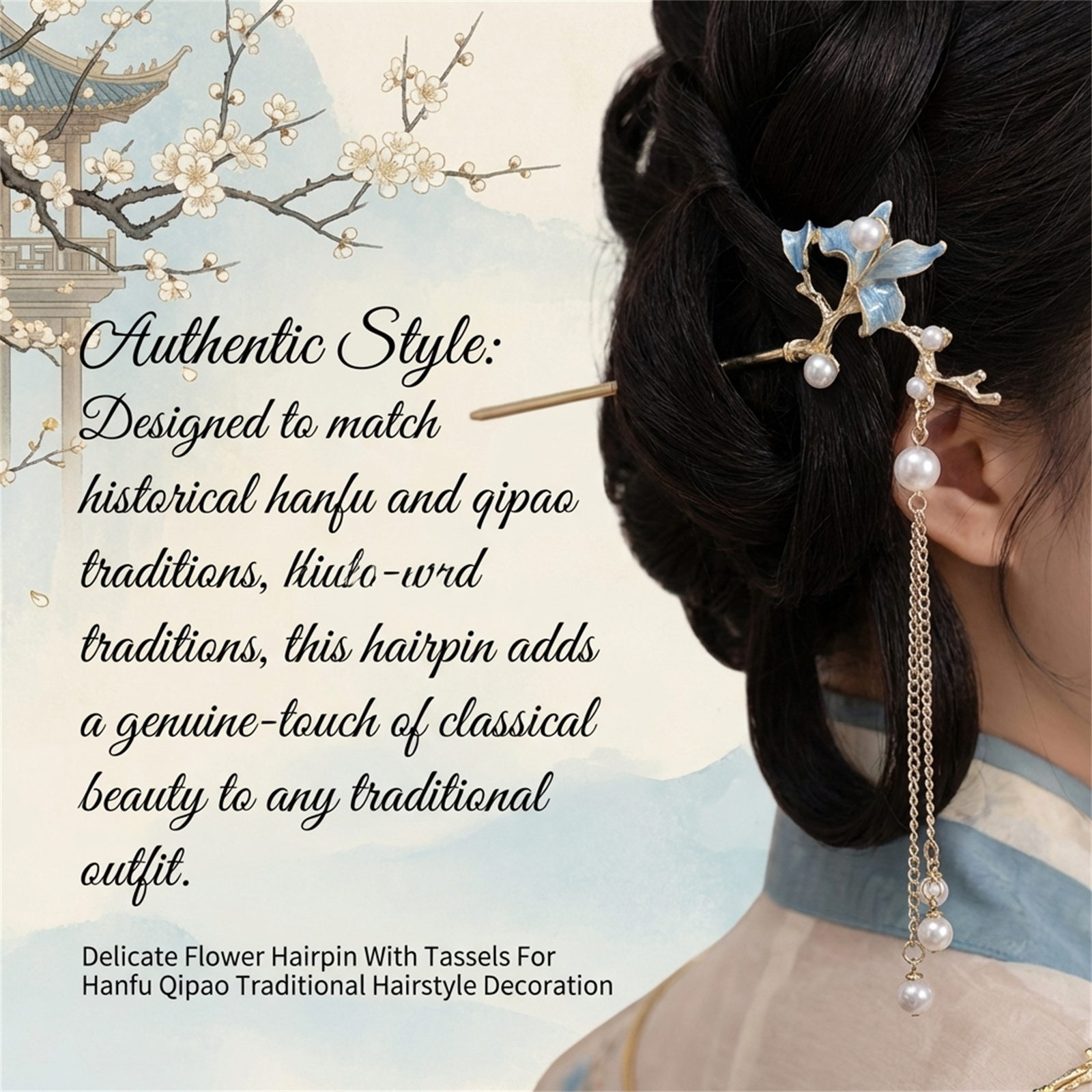 New Chinese Style Antique Hair - Hanbok Hair Pin recension och pris