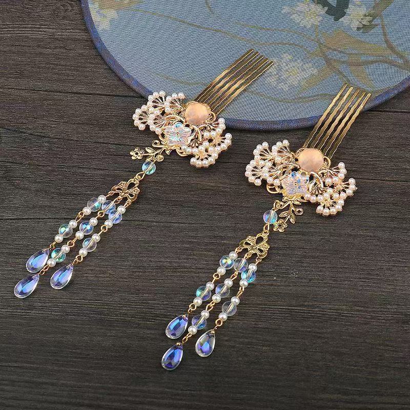 Hanfu Versatile Hair Comb, Gol - Hanbok Hair Pin recension och pris